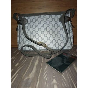 Vintage Gucci Plus beschichtete Canvas braune beige Tasche, Echtheitszertifikat - Bild 1 von 16