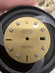 Authentic Factory 36mm Rolex Datejust Yellow Diamond Dial for Quick Set watch - Bild 1 von 6