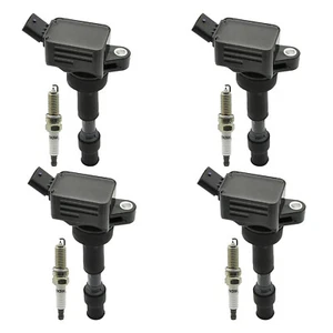 4PCS Car Ignition Coil&4PCS Spark Plug Part For Kia Forte For Hyundai Elantra - Picture 1 of 14