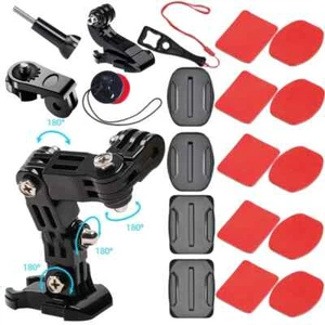 Action Camera Motorcycle Helmet Accessories For Go Pro Gopro Hero 10 9 8 7 6 - Picture 1 of 4