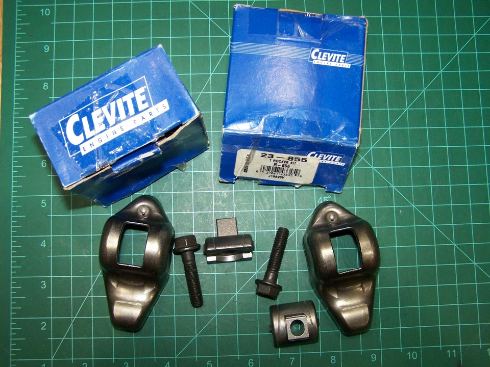 2 brazos basculantes 23-855 con brazo pivotante y perno para Ford, Lincon, Mercury 6,6 L, 7,5 L Foto 1 de 4