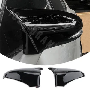 Gloss Black Wing Mirror Cap Cover Overlay For Lexus IS200t IS300 IS350 2014-19 - Picture 1 of 15