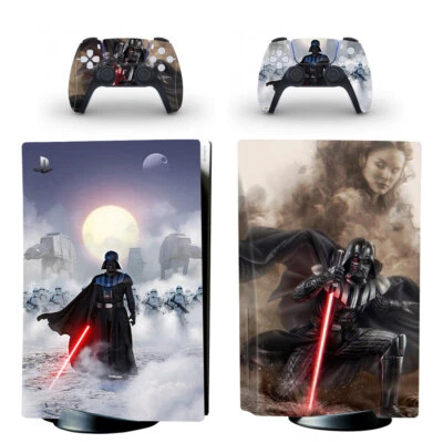 Skin Aufkleber fur PS5 Disc Version Konsole Controller Vinyl Folie Star Wars #13 - Bild 1 von 2