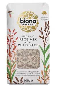 Organic Wild Rice Mix 500g (Biona) - Picture 1 of 1