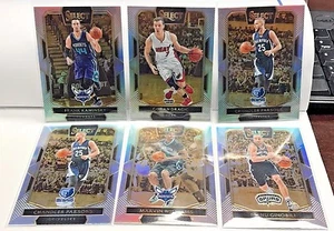 2016-17 Panini Select Courtside SILVER Prizm Lot 6 w/Manu Ginobili, Goran Dragic - Picture 1 of 1