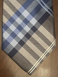 Geoffrey Beene Blue Gray 100% Polyester Men’s Neck Tie Made In China