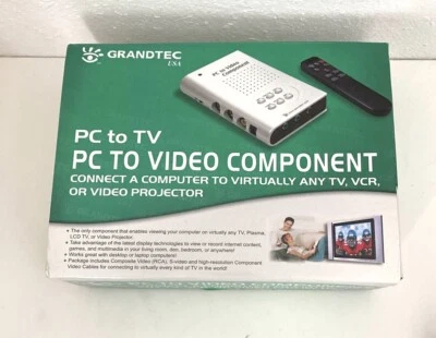 Grandtec PC to Video Component Computer to TV VCR or Projector GXP-2000 - Image 1 of 4
