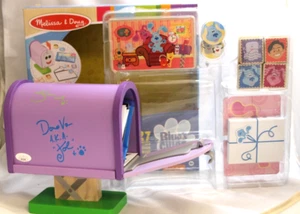 Blues Clues Mailbox Play Set firmato da Steve, Donovan e Josh JSA - Foto 1 di 5