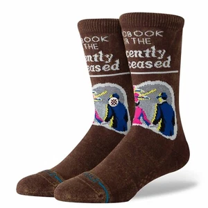 BEETLEJUICE X STANCE UNISEX CREW SOCKS RECENTLY DECEASED Seamless Toe EU 38-42 - Picture 1 of 4