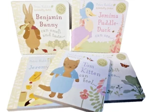 PETER RABBIT Little Box Of Story Books Tom Jeremy Jemima Benjamin Peter - Picture 1 of 4