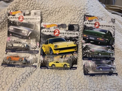 Hot Wheels 2018 модель Car Culture Japan Historics 2 RX3, 510, FAIRLADY LAUREL SKYLINE  - Изображение 1 из 4