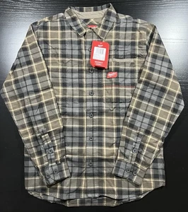 Milwaukee Herren graues GRIDIRON Flanellhemd M551G-M / M551G-L - Bild 1 von 10