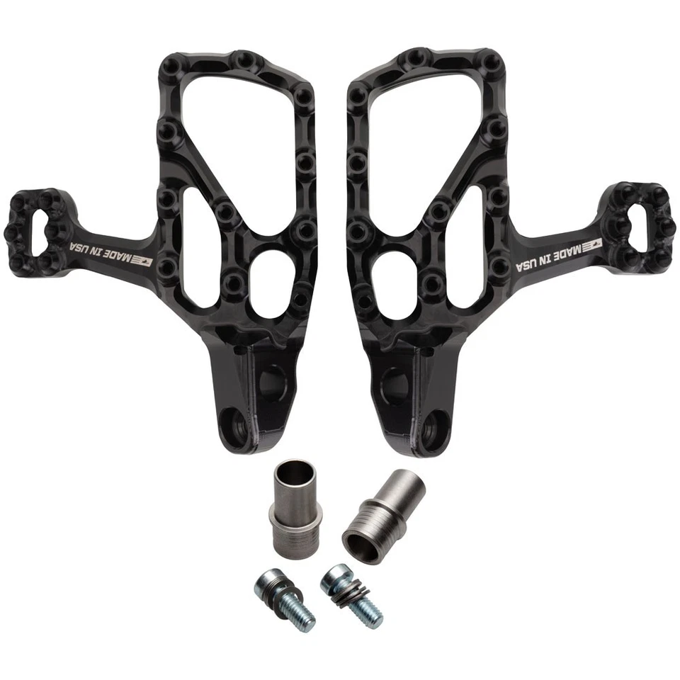 Комплект подножек для мотоцикла Fastway EXT — 6 мм вниз/6 мм сзади черные для GASGAS MC - Изображение 1 из 1