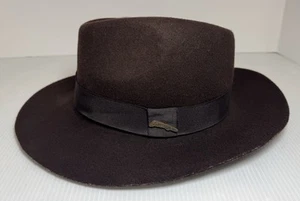 2008 Indiana Jones Movie Headwear Brown Western Hat Rubies Costume - Size Small - Picture 1 of 8