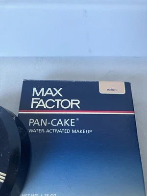 Nuevo En Caja MAX FACTOR PAN-CAKE NATURAL Nº 1 caliente 1 1,75 OZ agua activada 1986 Foto 1 de 4