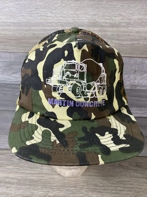 Bonés de qualidade vintage por George Trucker camuflagem Martin malha de concreto Snapback - Imagem 1 de 4