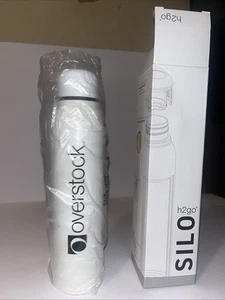 Brand New Insulated Silo h2go Liquid Drink Bottle Stainless Steel 16.9 oz White - Picture 1 of 3