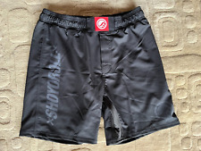 Shoyoroll black shorts xl with red rubber logo lid - BJJ - Jiu-Jitsu
