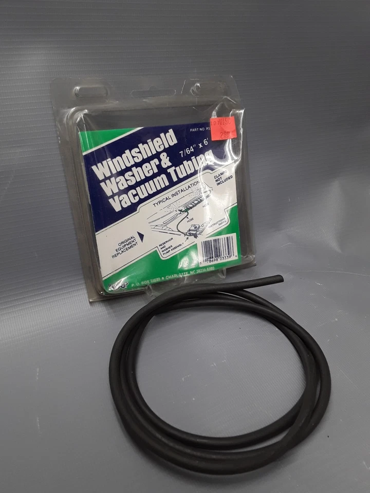 WINDSHIELD WASHER VACUUM TUBING 7/64" X 4 FT THERMOID USA MADE FREE SHIP - Image 1 of 1
