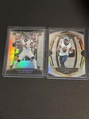 2018 Select Deshaun Watson Silver Variation 2 Card Lot - Image 1 of 2