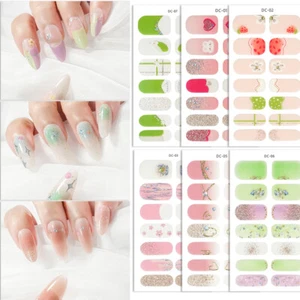 Adesivi Per Nail Art Avvolgimenti Per Smalto Autoadesivo Glitter Per . . - Foto 1 di 36