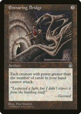 Ensnaring Bridge Stronghold HEAVILY PLD Artifact Rare MAGIC MTG CARD ABUGames
