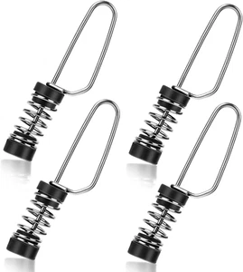 4 Pcs Fishing Flag Clips Boat Flag Clips Stainless Steel Marine Flag Clips Boat - Picture 1 of 12