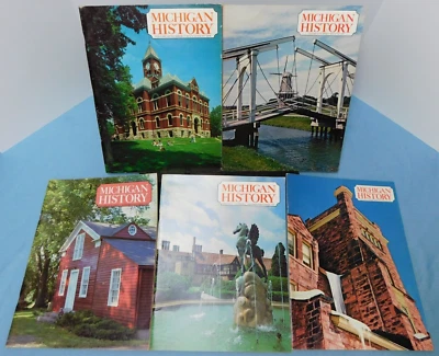 MICHIGAN HISTORY MAGAZINE ~ 5 misc. issues 1978 + 1979 - Image 1 of 4
