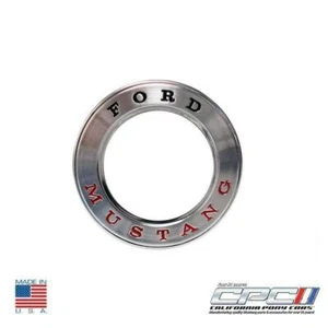MUSTANG wood wheel CENTER CAP BEZEL 1965-1966 MADE IN USA - Picture 1 of 1