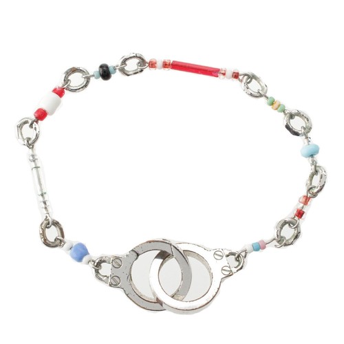 Bracciale CELINE Eddy periodo ottone fascia perline bracciale accessori multicolore