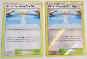 Mistys Cerulean City Gym Hidden Fates Trainer Non & Reverse Holo 2 Pokemon Karte - Bild 1 von 1