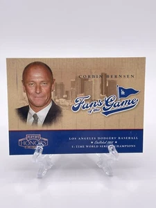 2004 Playoff Honors CORBIN BERNSEN Fans of the Game Card #252FG-2 - LA Dodgers - Picture 1 of 2