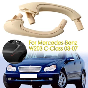 For Mercedes-Benz W203 C-Class FR Interior Door Pull Handle Left & Right Beige - Picture 1 of 6