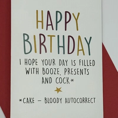 Espero que tu día esté lleno de alcohol, regalos y C**k Foto 1 de 2