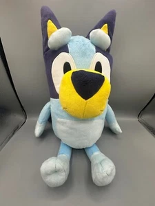 Dibujos animados grandes de peluche de perro de 18" azul - Imagen 1 de 5