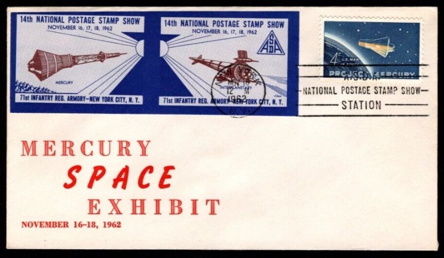 SC# 1193 Mercury Space Exhibit Stamp Show 1962 - nuevo Foto 1 de 1