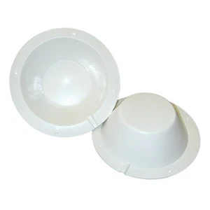 PolyPlanar 8-1/2" (8.5 inch) Marine Boat Single White Speaker Back Cover 1 PC - Picture 1 of 1