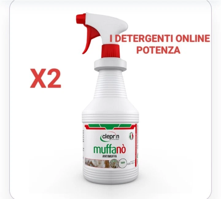 Antimuffa Spray per Pareti Pronto all'uso MUFFA NO-2PEZZI - Immagine 1 di 1