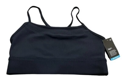 Sutiã esportivo GapFit baixo impacto crossover blackout, preto, tamanho XL - Imagem 1 de 4