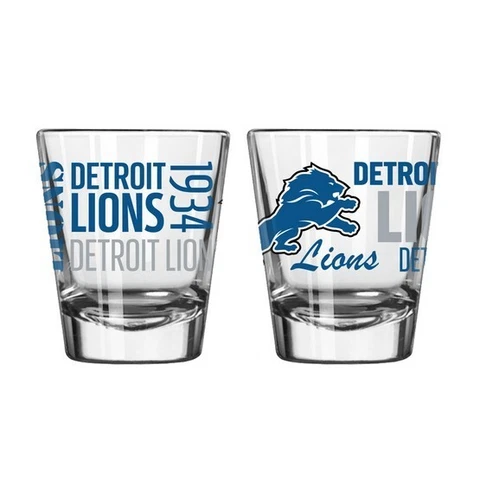 Detroit Lions Boelter NFL Spirit 2oz Shot Glass(1) FREE SHIP!! Cover