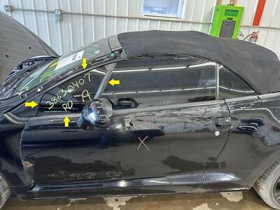 06-12 MITSUBISHI ECLIPSE DRIVER PUERTA DELANTERA IZQUIERDA VENTILACIÓN VENTANA CRISTAL SOLAMENTE Foto 1 de 4