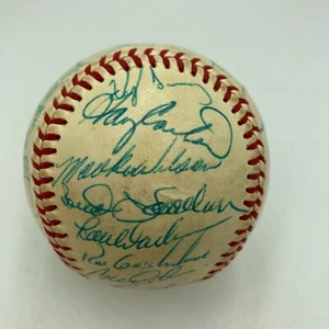 1987 New York Mets Team Signed National League Baseball Gary Carter PSA DNA COA - Picture 1 of 12