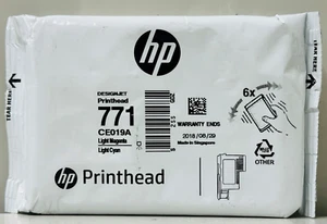 New Genuine HP 771 Light Cyan & Light Magenta Printhead Cartridge [CE019A] - Picture 1 of 2