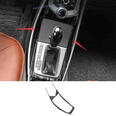 For Hyundai Elantra 2011 2012-2016 Black Wood Grain Center Console Gearbox Panel - Imagem 1 de 4