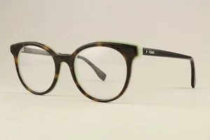 Authentic Fendi Glasses F 0249 086 Tortoise Blue 50mm Eyeglasses Frames RX - Picture 1 of 7
