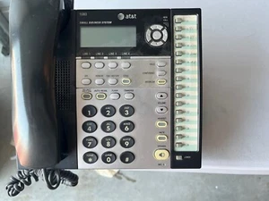 AT&T 1080 4-liniowe przewodowe biurko biznesowe / telefon ścienny z identyfikatorem dzwoniącego - Zdjęcie 1 z 1