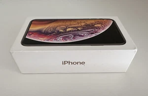 Apple IPhone XS A1920 Gold 256GB  EMPTY BOX With Pamphlet No Accessories - Zdjęcie 1 z 4