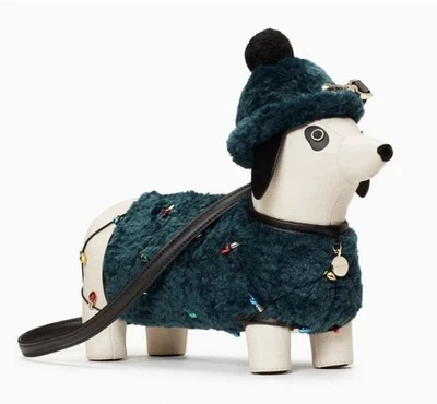 Kate Spade такса рождественские огни Клод сумка через плечо сумочка Дамская сумка подарок - Изображение 1 из 4