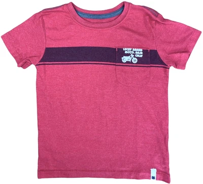 Camiseta gráfica manga corta Lucky Brand Motorcycle Baja niños niños pequeños 4T Foto 1 de 4