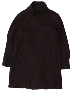ALL SAINTS Mens Overcoat UK 42 XL Black Wool DD13 - Picture 1 of 3